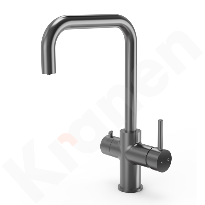 Instant 4-1 Gun Metal Boiling Water Tap