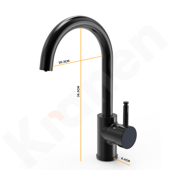 Arch Instant 3-1 Matt Black Boiling Water Tap