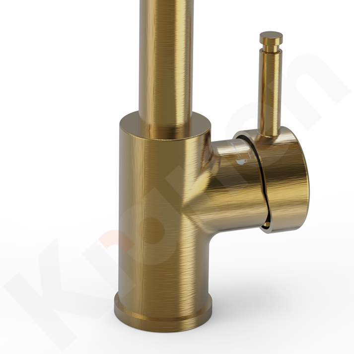 Flexi Instant 3-1 Gold Boiling Water Tap Closeup