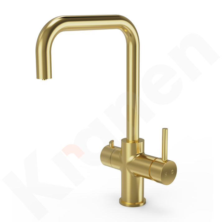 Instant 3-1 Brushed Brass Boiling Water Tap