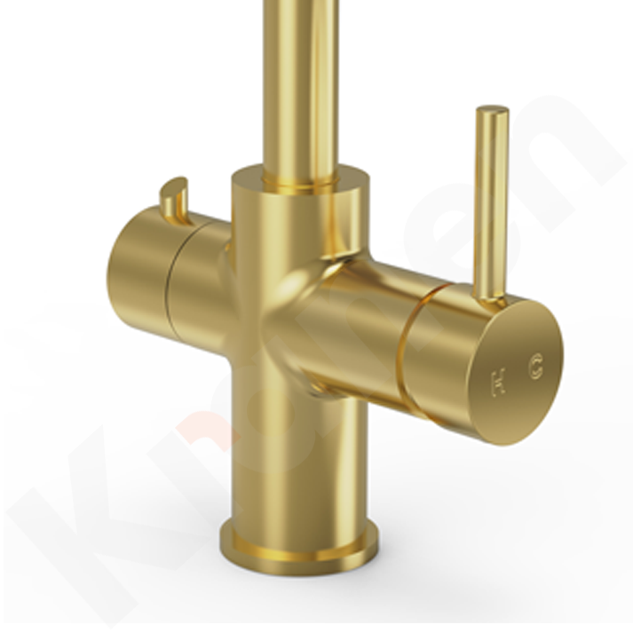 Instant 3-1 Brushed Brass Boiling Water Tap
