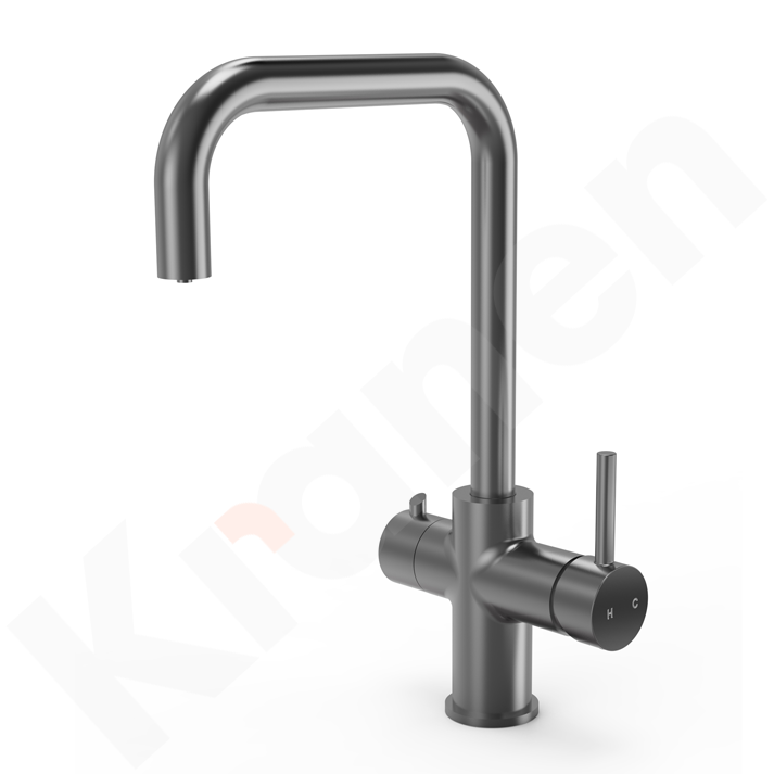 Instant 3-1 Gun Metal Boiling Water Tap