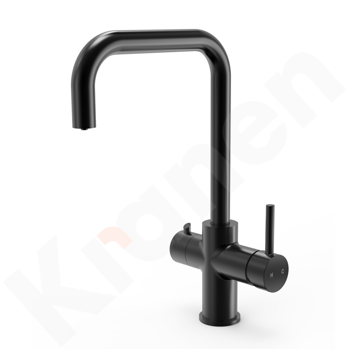 Instant 3-1 Matt Black Boiling Water Tap