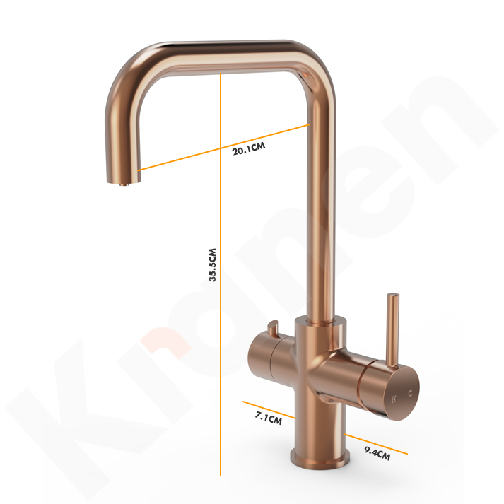 Instant 4-1 Copper Boiling Water Tap