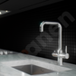 3-in-1 Chrome Instant Hot Water Tap in situ